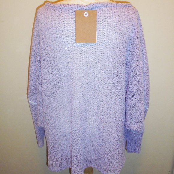 Knit Top NEW XXL Pullover Sweater Light-WeightLong Bat Sleeve summer - Picture 4 of 5